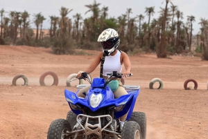 1/2 dag fyrhjuling i öknen palmlund Marrakech