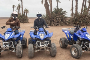 1/2 dag quad in woestijnpalmbos Marrakech