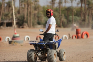 1/2 dag quad i ørkenpalmelunden Marrakech