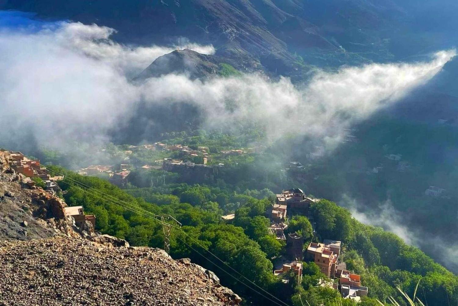 2-dagers vandring, berberlandsbyer og opphold i Azzaden-dalen