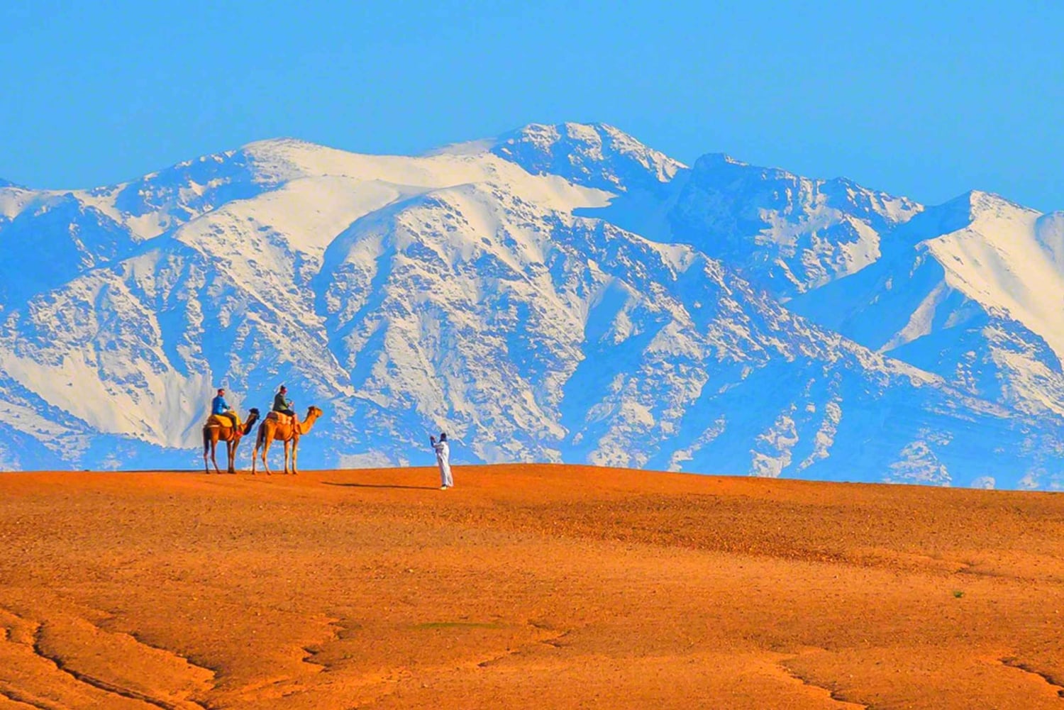 Caminhada de 2 dias no deserto de Agafay e nas montanhas do Atlas saindo de Marrakech