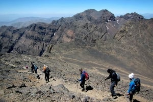 2 dagar Mount Toubkal uppstigning vandring via Ait Mizane Valley