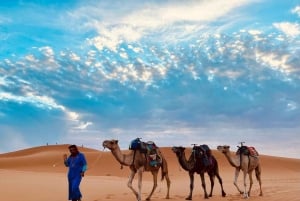 3日間マラケシュ発メルズーガツアー：ラクダ・クワッド・キャンプ宿泊