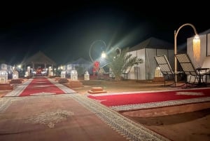 Aventure de luxe de 3 jours : de Marrakech à Merzouga, quad et spectacle inclus.