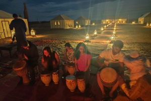 3 jours - 2 nuits de visite nocturne dans le désert à partir de Marrakech avec balade à dos de chameau