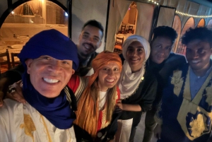 3 jours - 2 nuits de visite nocturne dans le désert à partir de Marrakech avec balade à dos de chameau