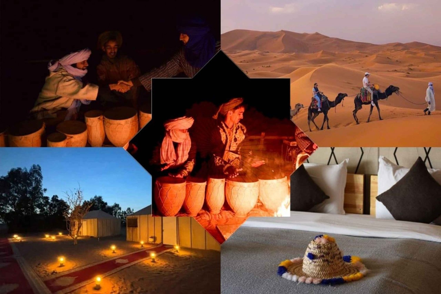 3 päivän ylellinen leirintäalue Fesistä Marrakechiin sandsurffauksen kanssa
