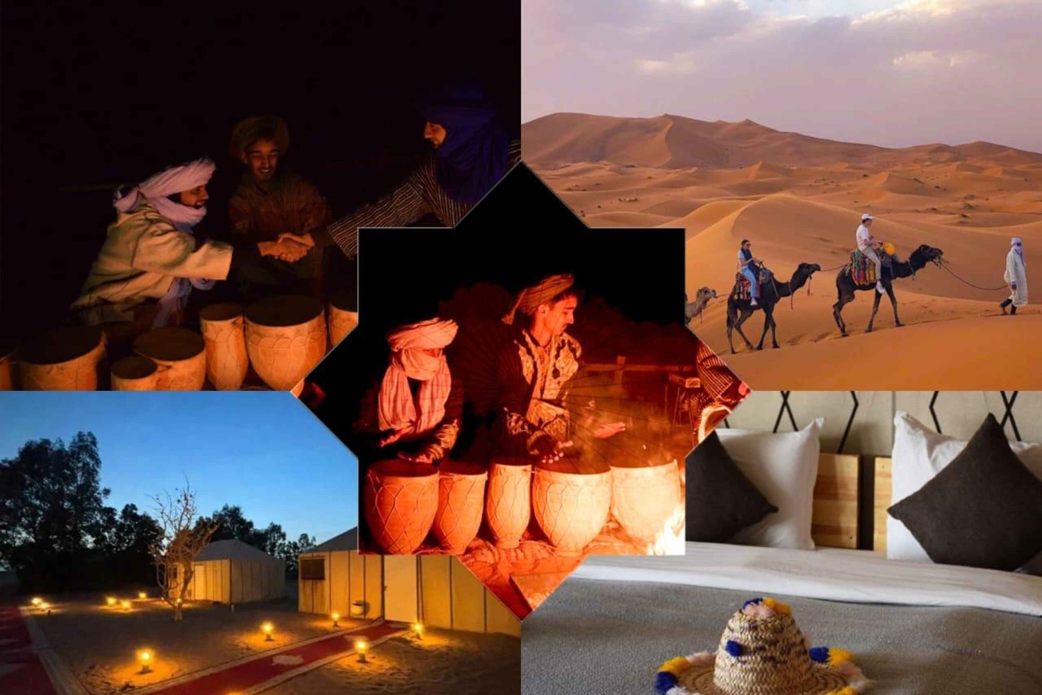 3 Tage Luxus-Camp-Aufenthalt mit Sandsurfing von Fes nach Marrakech