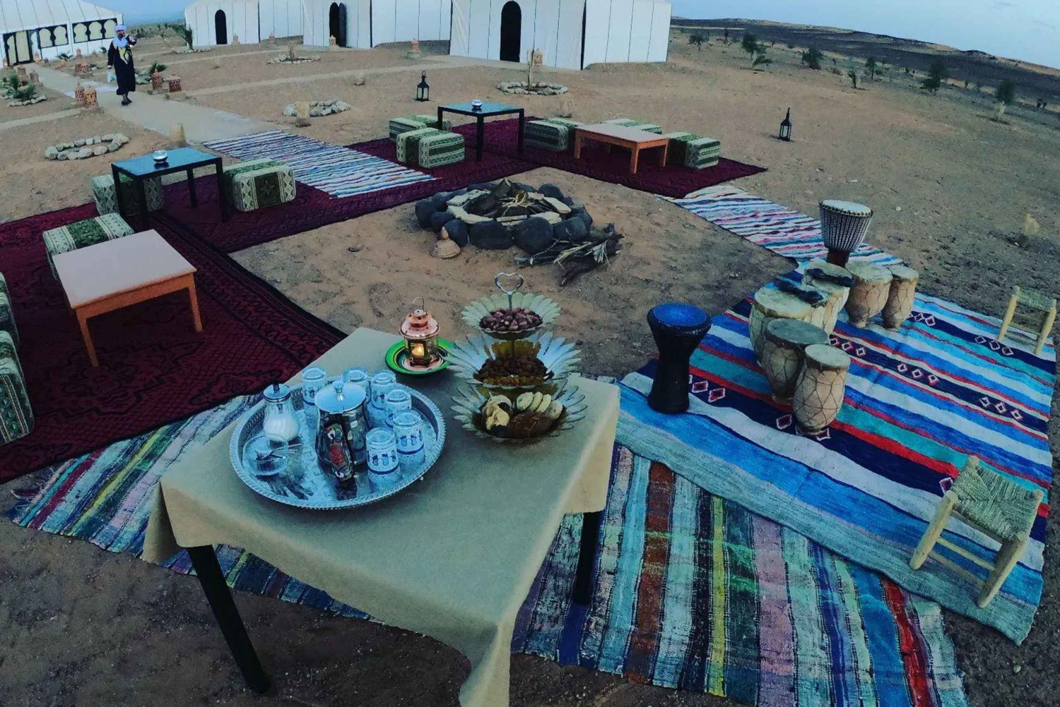 Buggy ride with camels and dinner show in agafay desert