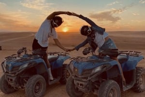 Agafay Desert Camel Ride and Quad Biking & Dinner with Show