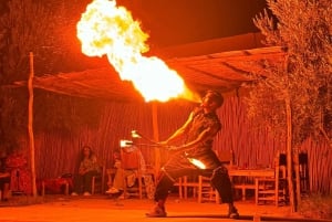 Marrakech: Agafay Desert Dinner Show with Quad & Camel Ride