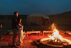 Marrakech: Agafay Desert Dinner Show with Quad & Camel Ride