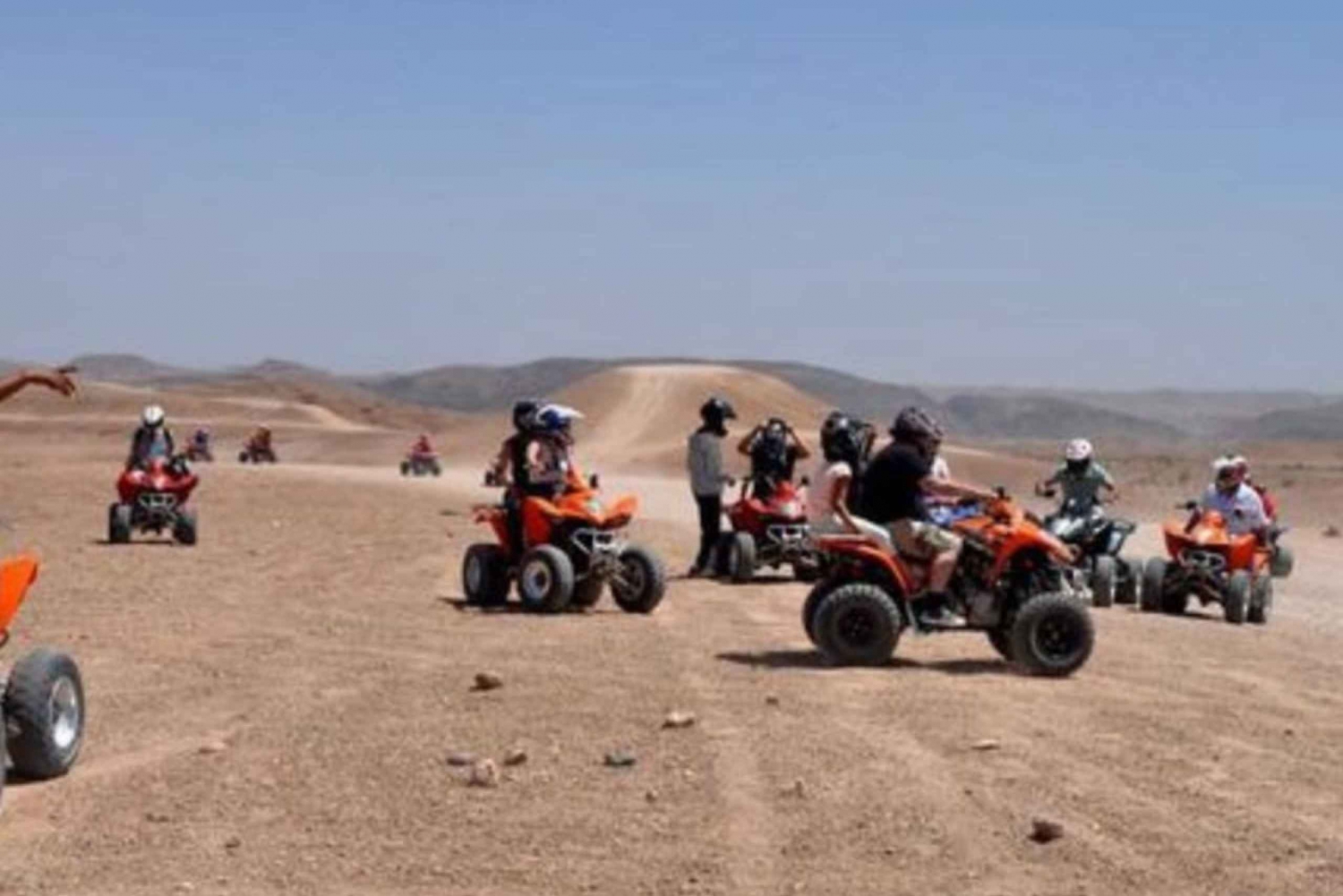 Agafay Desert Quad Bike Adventure With Tea & Transfer