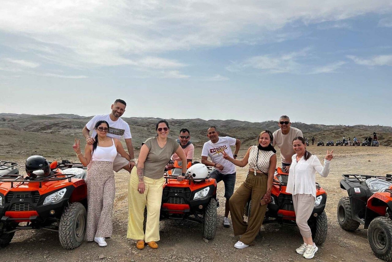 Agafay-ørkenen 2 timers firehjulssykkeleventyr med te og transport
