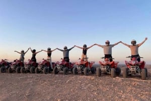 Agafay Desert: Quad bike & Camel Ride and Dinner show