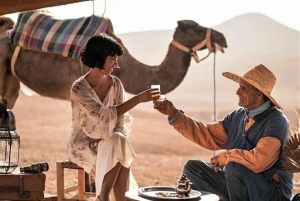 Agafay Desert Sunset Camel Ride with Dinner in Camp