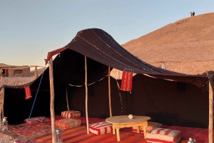 Excursión al desierto de Agafay con paseo en camello, cena y espectáculo.