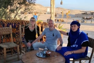 Agafay Desert Sunset Tour with Camel Ride ,Dinner and Show