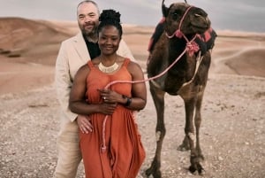 Agafay Desert Sunset Tour with Camel Ride ,Dinner and Show