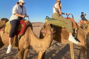 Marrakech: quadrijden en kameelrijden, dinershow in de Agafay-woestijn