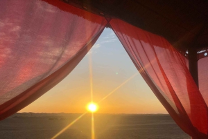 Marrakech: quadrijden en kameelrijden, dinershow in de Agafay-woestijn