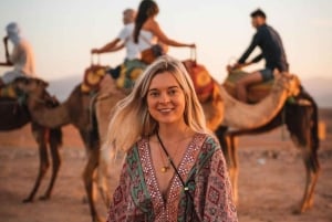 Agafay Tour: Sunset, Dinner, Camel ride, Quad and fire show