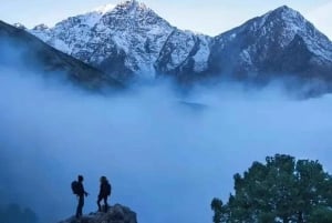 Excursion d'une journée dans les montagnes de l'Atlas, les chutes d'eau des trois vallées et le désert