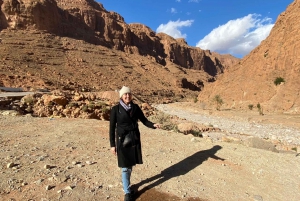 Marrakech : Excursion d'une journée dans les montagnes de l'Atlas et dîner au désert d'Agfay