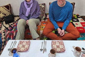 Caminhada nas montanhas do Atlas com cascatas e viagem de 1 dia aos 3 vales