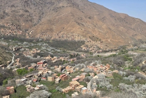 Caminhada nas montanhas do Atlas com cascatas e viagem de 1 dia aos 3 vales