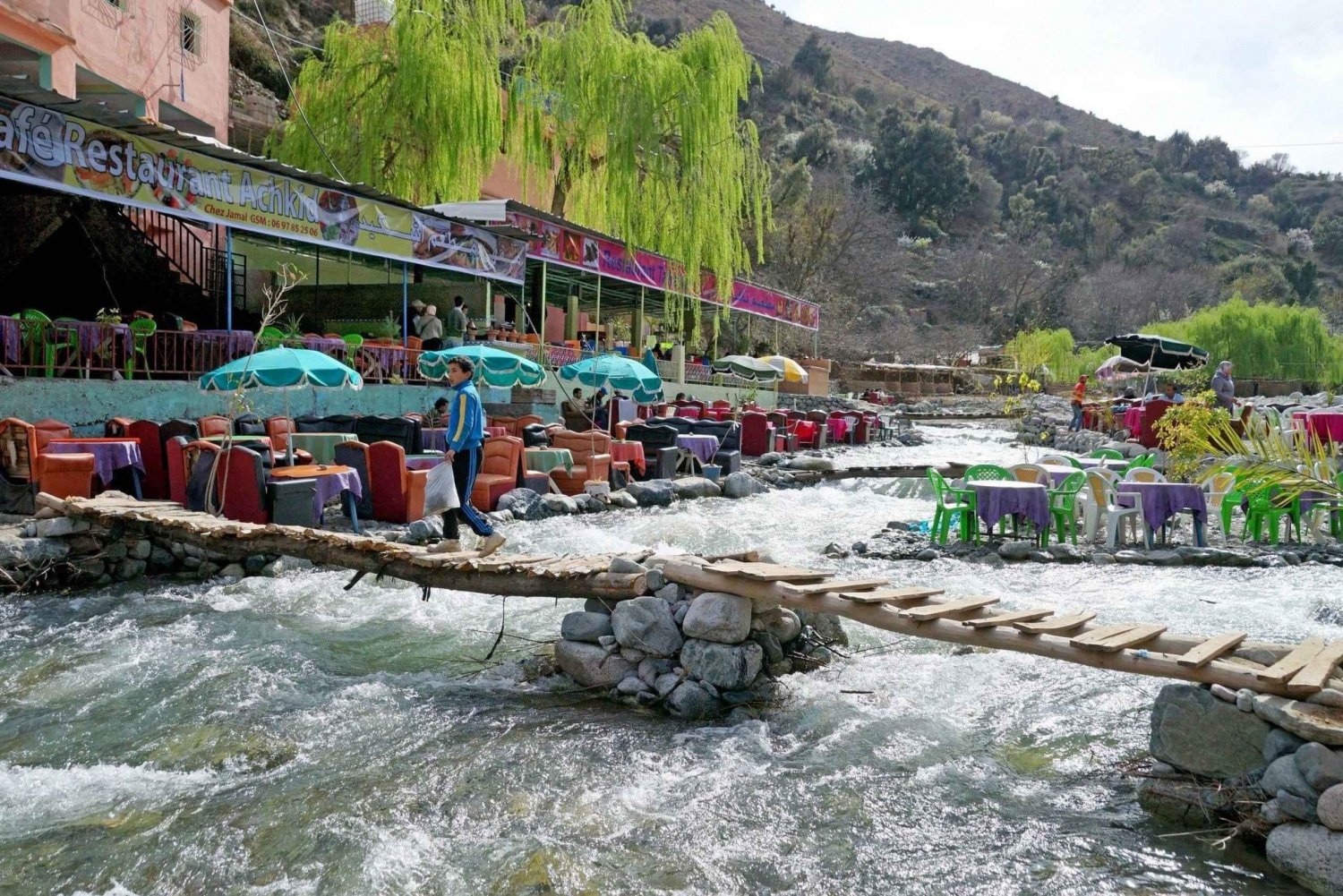 Marrakech : Ourika Valley Waterfalls