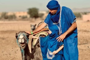 Kamelridningseventyr gjennom Marrakeshs ørkenlandsbyer