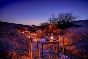 camel ride and dinner in agafay desert with sunset