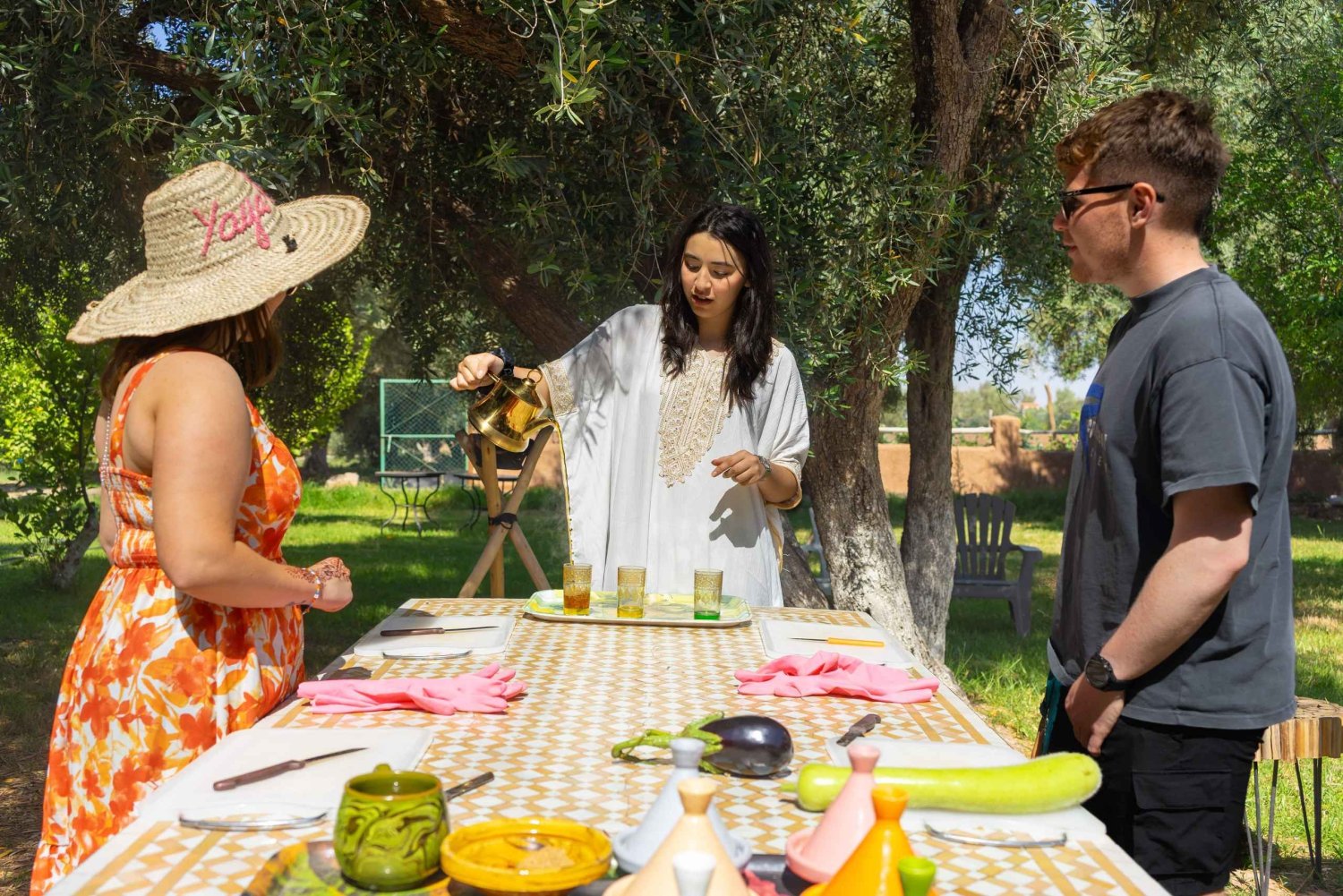 Cours de cuisine marocaine : tajine de la ferme à la table