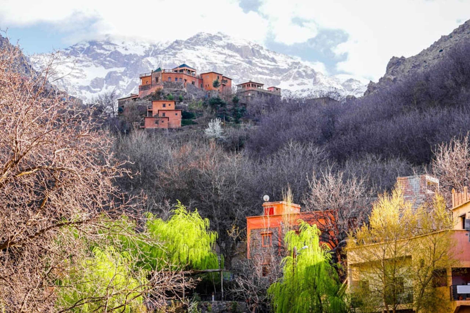 Dagstur Atlasfjellene og Berberlandsbyer med fossefall