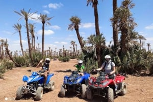 Desert of the palm grove of Marrakech: Discover in Quad