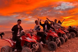 Aventure dans le désert : Quad, balade à dos de chameau et dîner étoilé