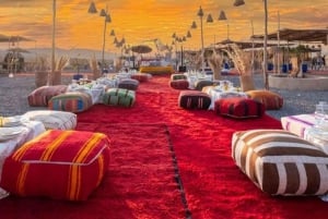 Desert tour dinner show & camel ride with sunset views