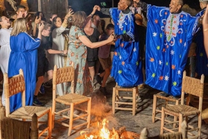 Desert tour dinner show & camel ride with sunset views