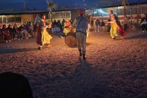 Desert tour dinner show & camel ride with sunset views