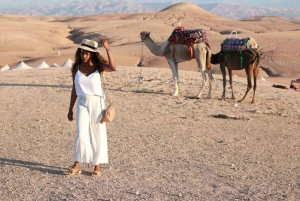 Dinner in Agafay Desert at Berber Camp with Sunset & star's