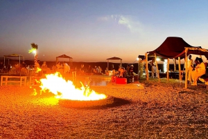 From Marrakesh: Sunset Dinner in Agafay at Berber Camp