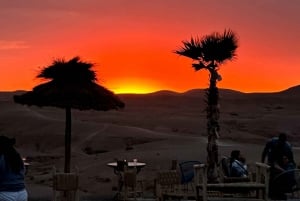 From Marrakesh: Sunset Dinner in Agafay at Berber Camp