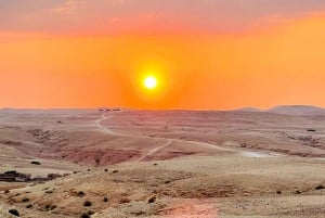 From Marrakesh: Sunset Dinner in Agafay at Berber Camp