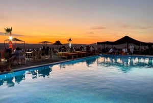 From Marrakesh: Sunset Dinner in Agafay at Berber Camp