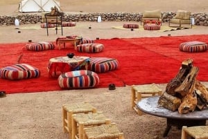 Cena en el desierto de Agafay desde Marrakech y paseo en camello