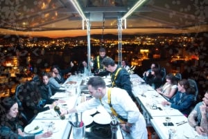 Diner in de lucht in Marrakech