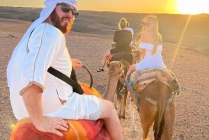 Marrakech: Dinner Show with Camel Ride and Desert Sunset