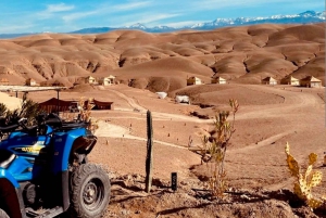 Marrakech: Agafay Desert Tour with Quad, Camel Ride & Dinner