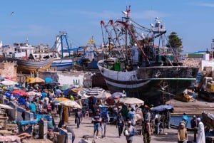 Essaouira : visite de la Sqala du Port, de la citadelle, du marché aux poissons et de la médina